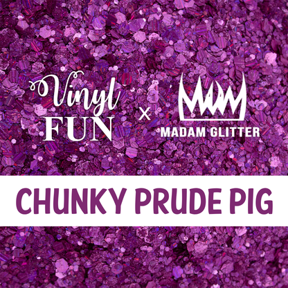 Chunky Prude Pig Glitter