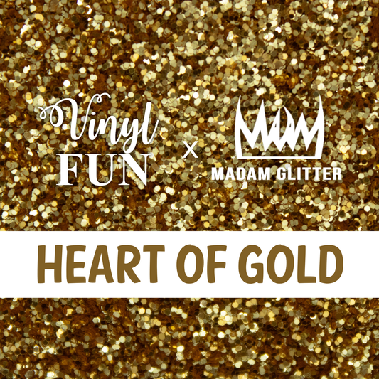 Heart Of Gold Glitter