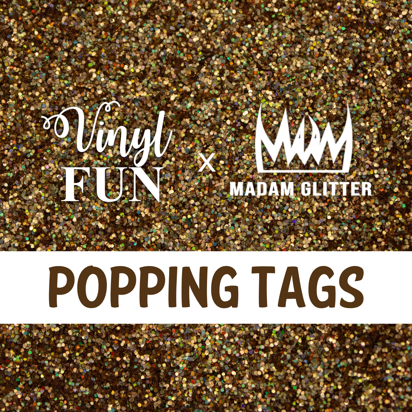 Popping Tags Glitter
