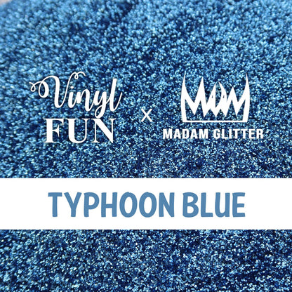 Typhoon Blue Glitter
