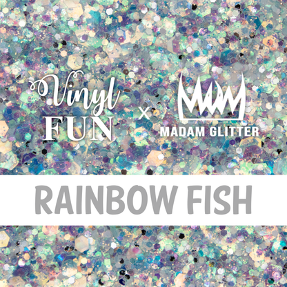 Rainbow Fish Glitter