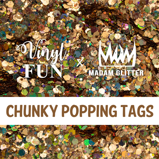 Chunky Popping Tags Glitter