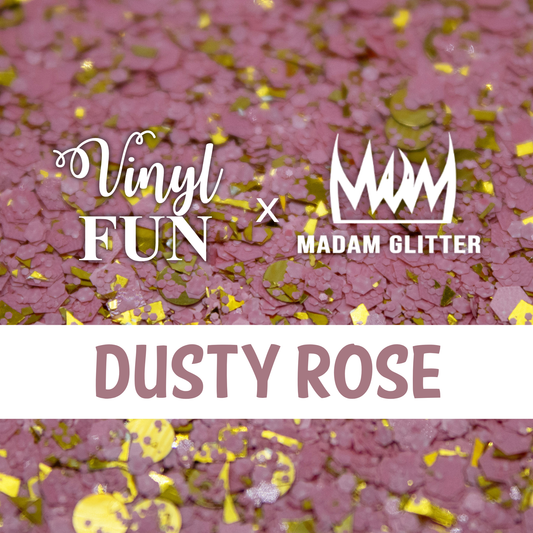 Dusty Rose Glitter