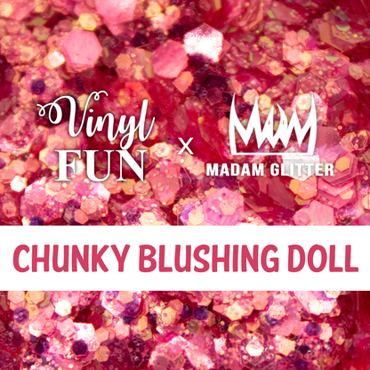 Chunky Blushing Doll Glitter