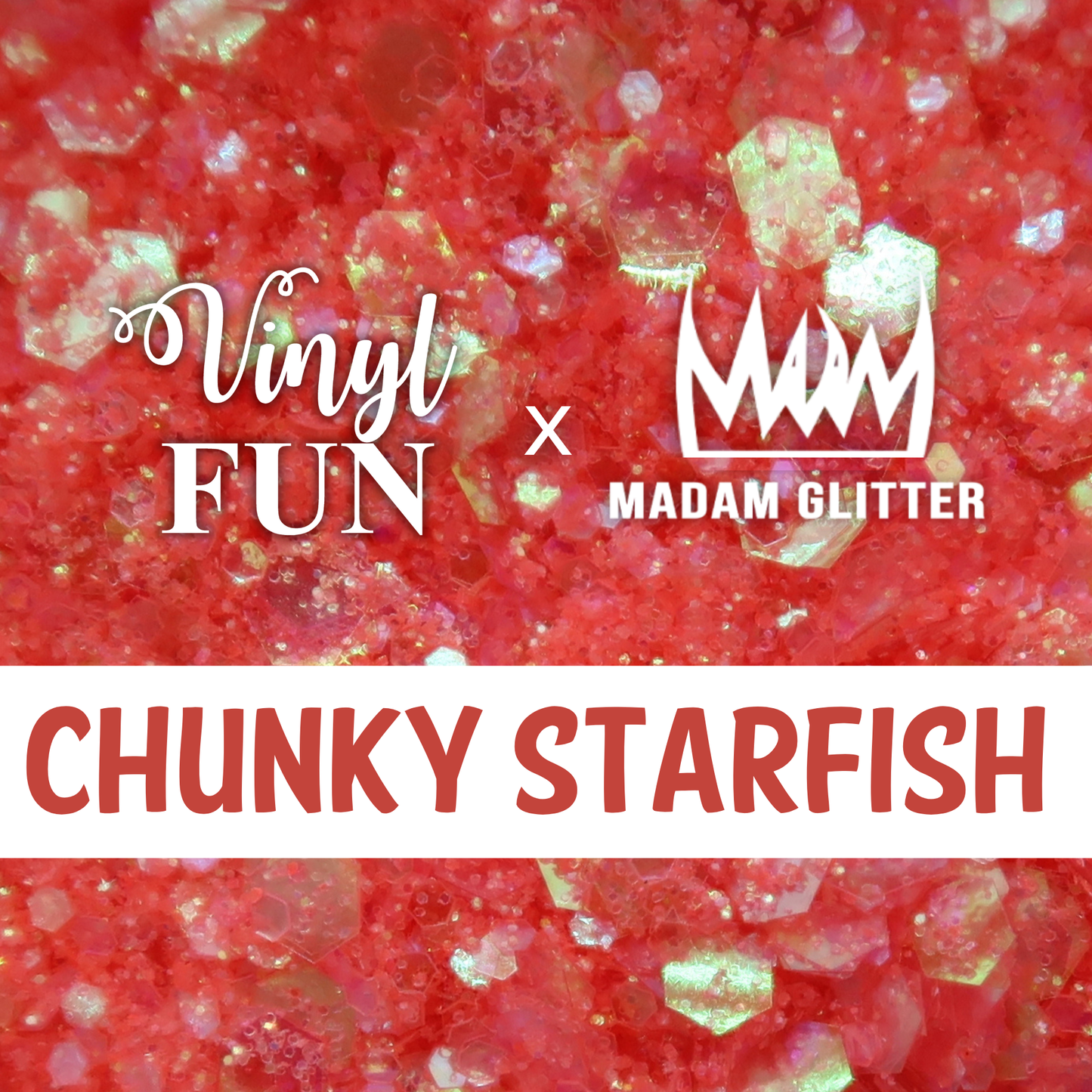 Chunky Starfish Glitter