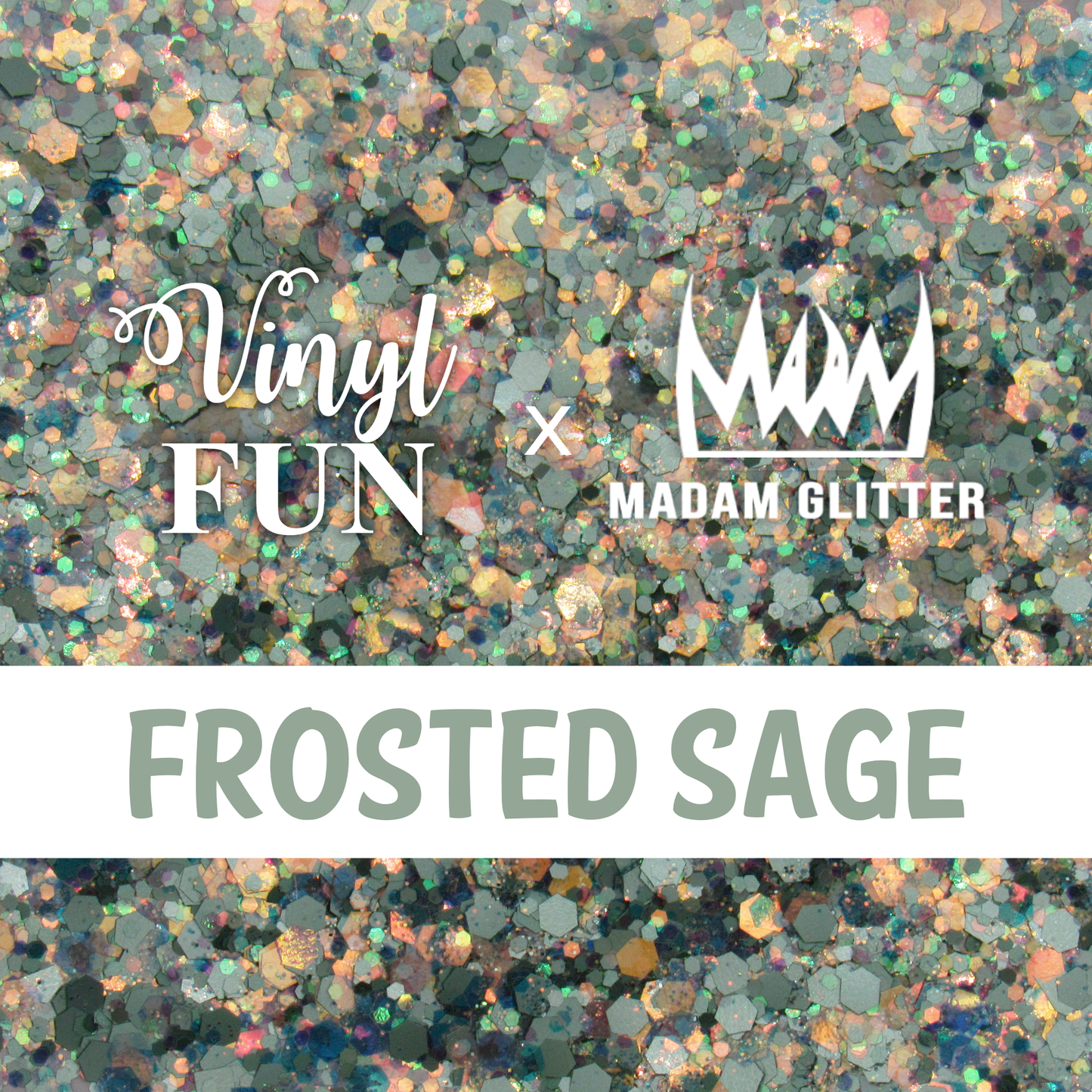 Frosted Sage Glitter