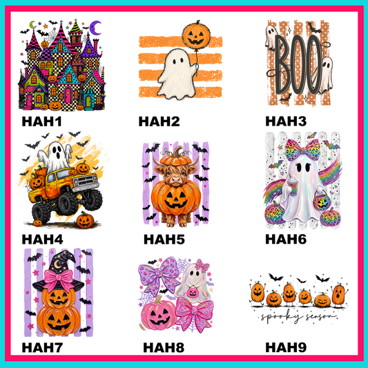 Halloween Fun Transfers - For Fabrics
