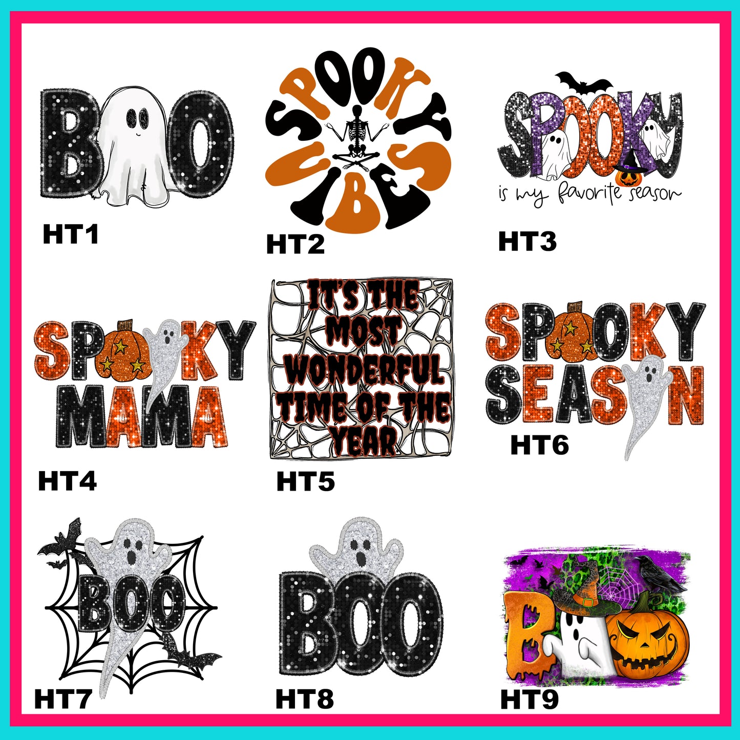 Halloween TIme Decal Sheet