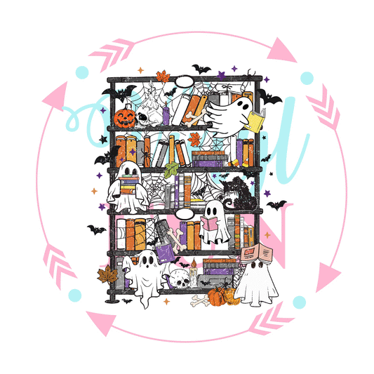 Haunted Shelves Transfer -HW13