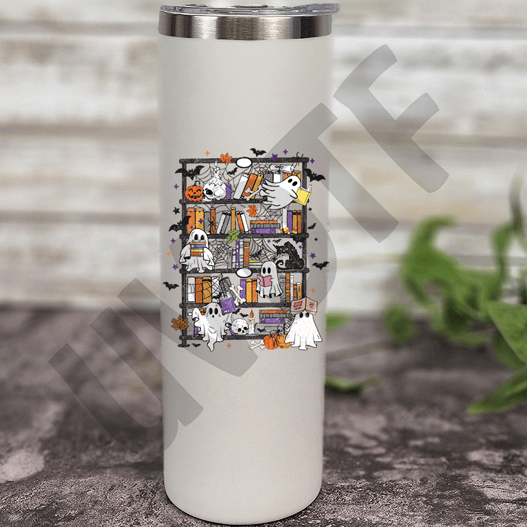 UVDTF Haunted Shelves Decal - HW13