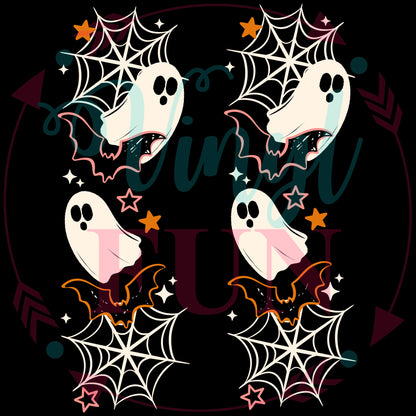 Boo With Sleeves Transfer - HW21