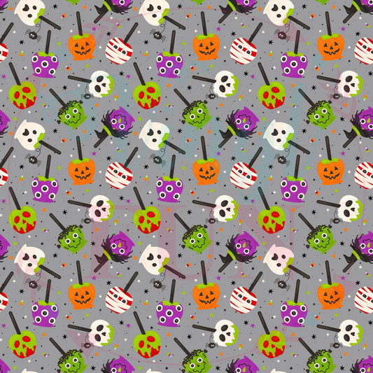 Halloween Candy Apples Pattern