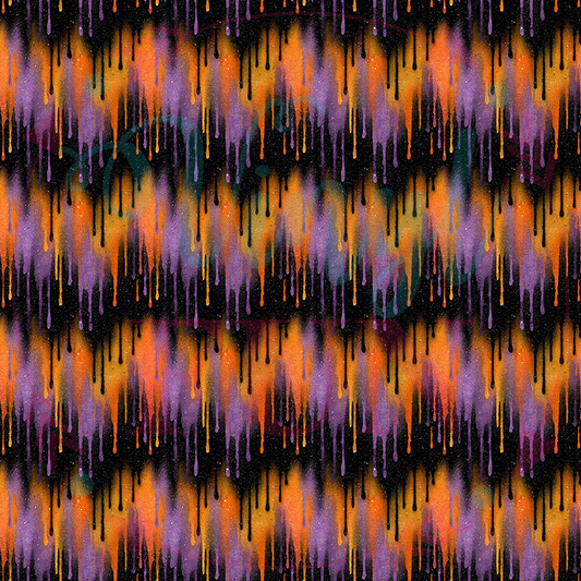 Halloween Drip Pattern