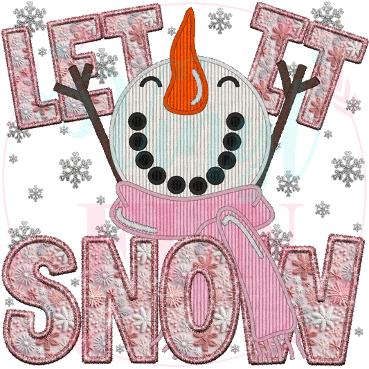 Happy Snowman Transfer -H143