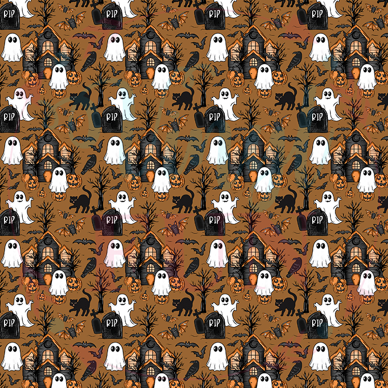 Haunted Ghosts Pattern