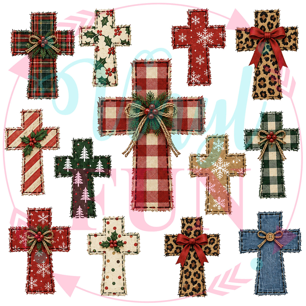 UVDTF Holiday Crosses Elements