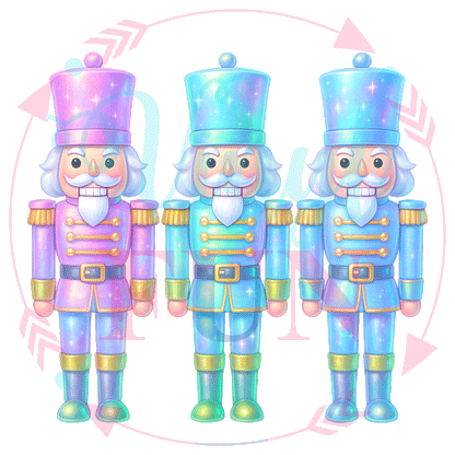 UVDTF Holographic Nutcracker Decal -XM25