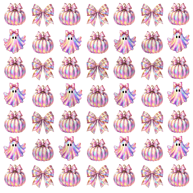 UVDTF Iridescent Halloween Elements