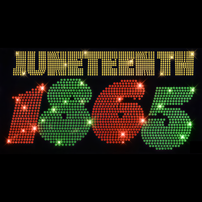 Juneteenth-Spangled Metallic Transfer SP6