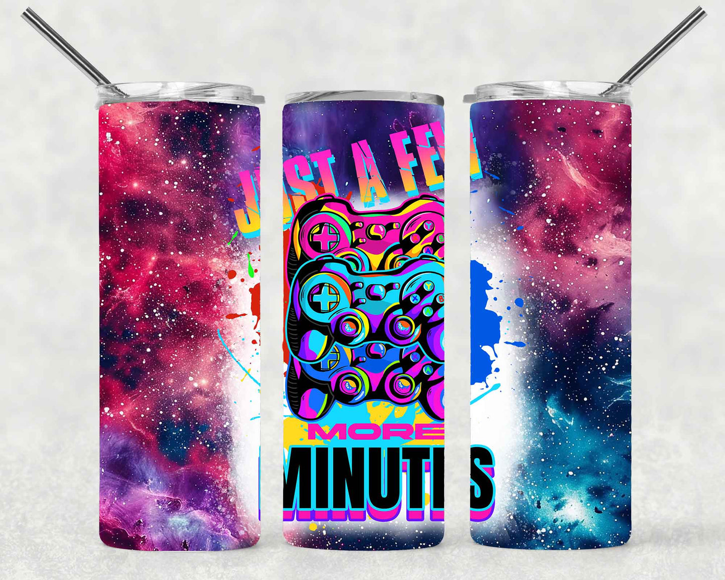 Just a Few More Minutes Wrap For Straight Tumbler-S623