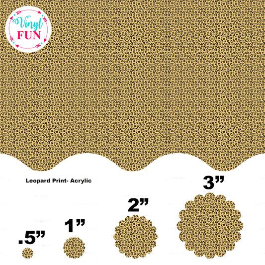 Leopard Print-Acrylic