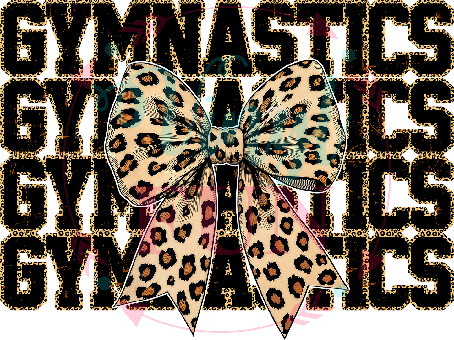 UVDTF Leopard Gymnastics Decal - 148