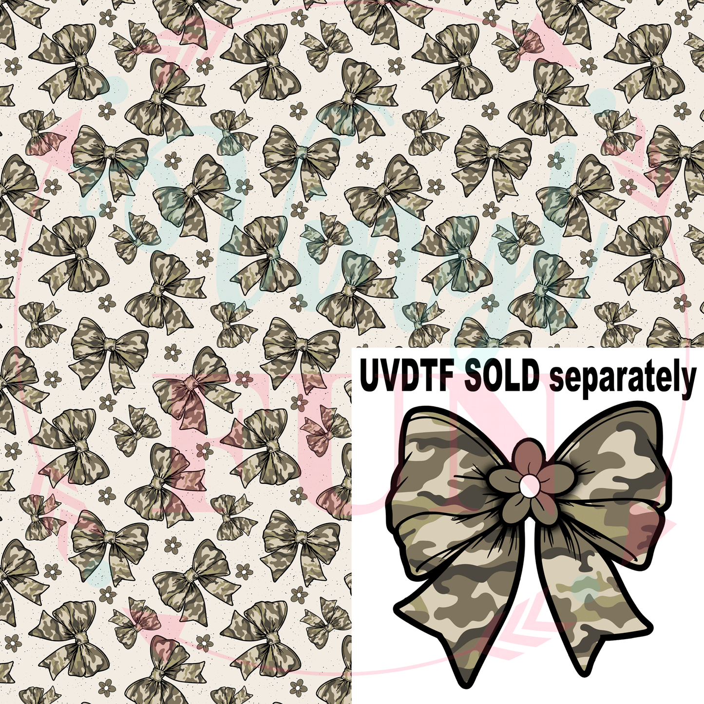 Camo Bows Pattern-D7