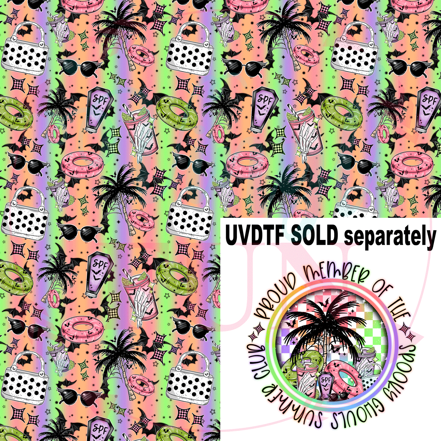 Spooky Ghouls Summer Pattern