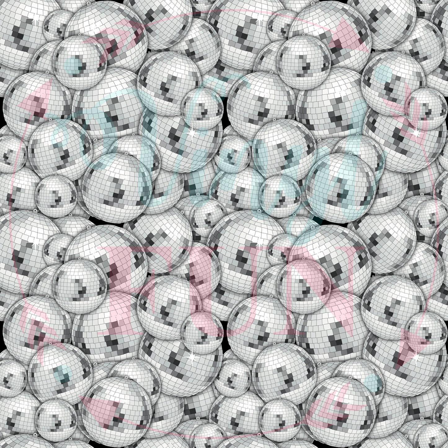 Mirror Balls Pattern-B17