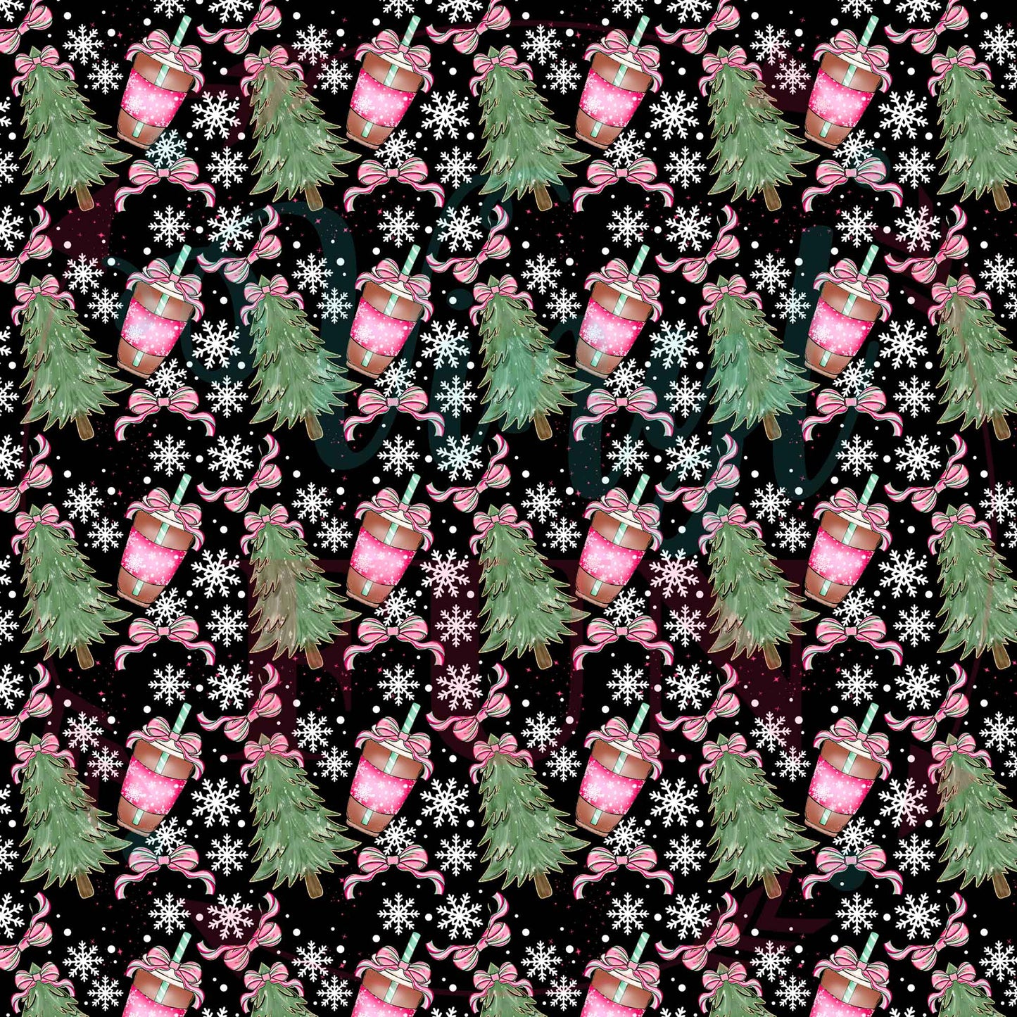 Jolly & Caffeinated Pattern