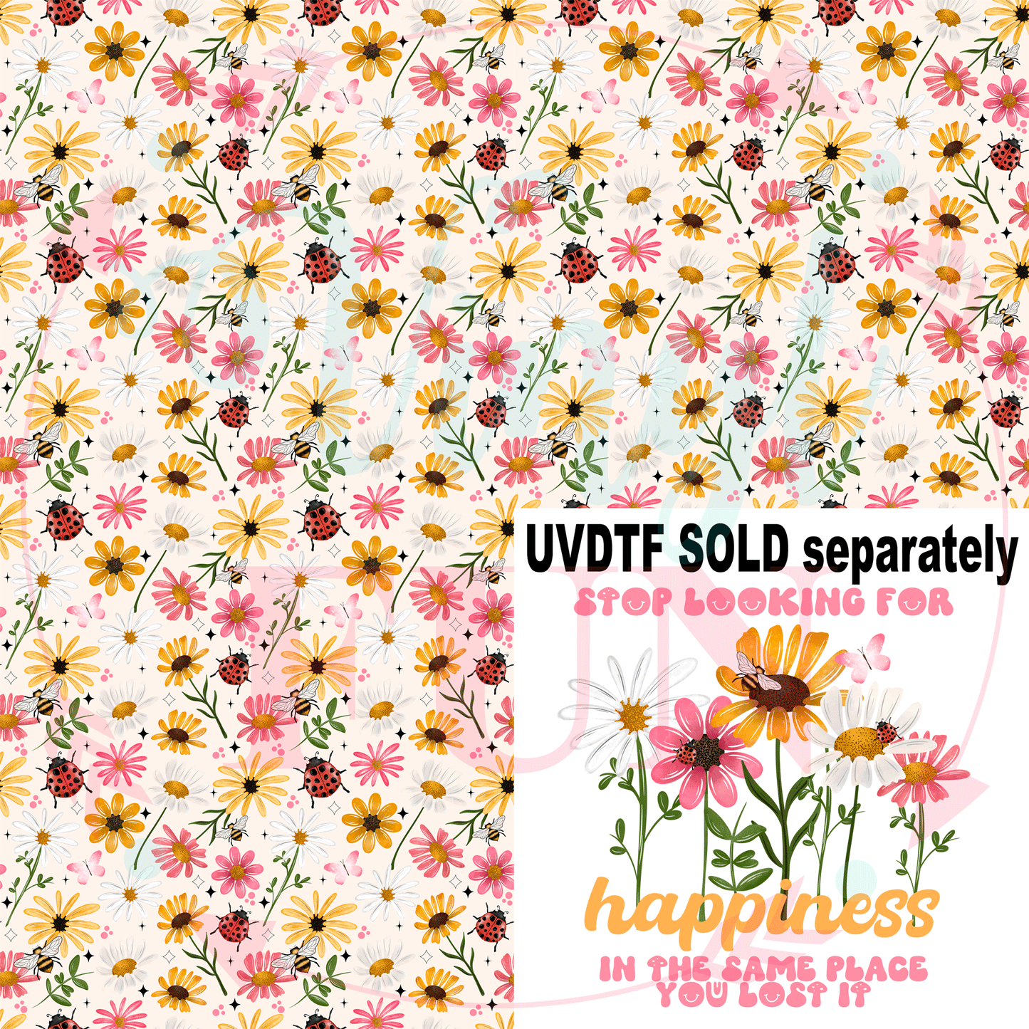 WildFlower Ladybugs Pattern-F20