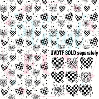 Checkered Hearts Pattern-B21