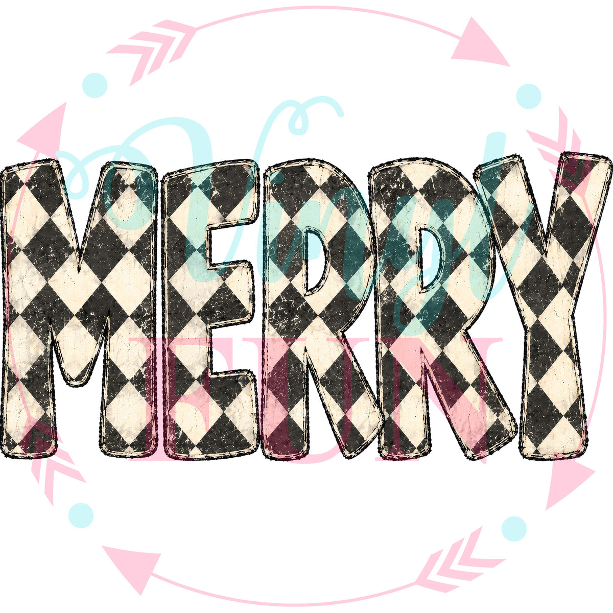 Merry Everything Transfers - For Fabrics