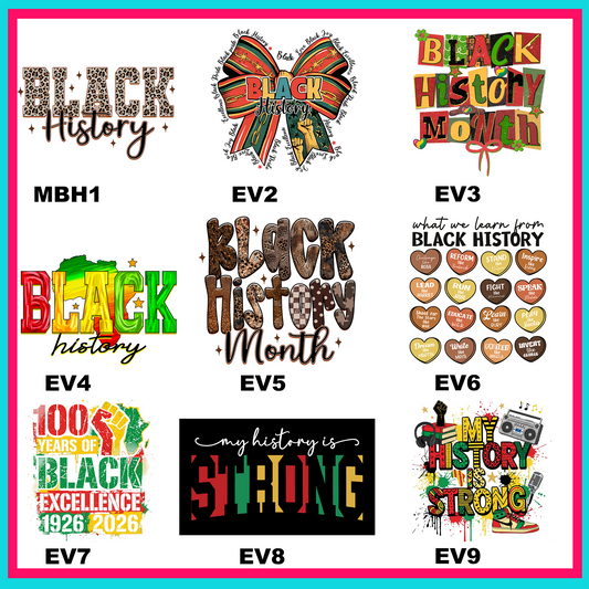 Making History Transfers - For Fabrics