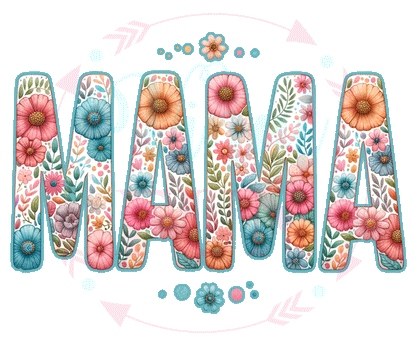 UVDTF Mama Floral Decal-4