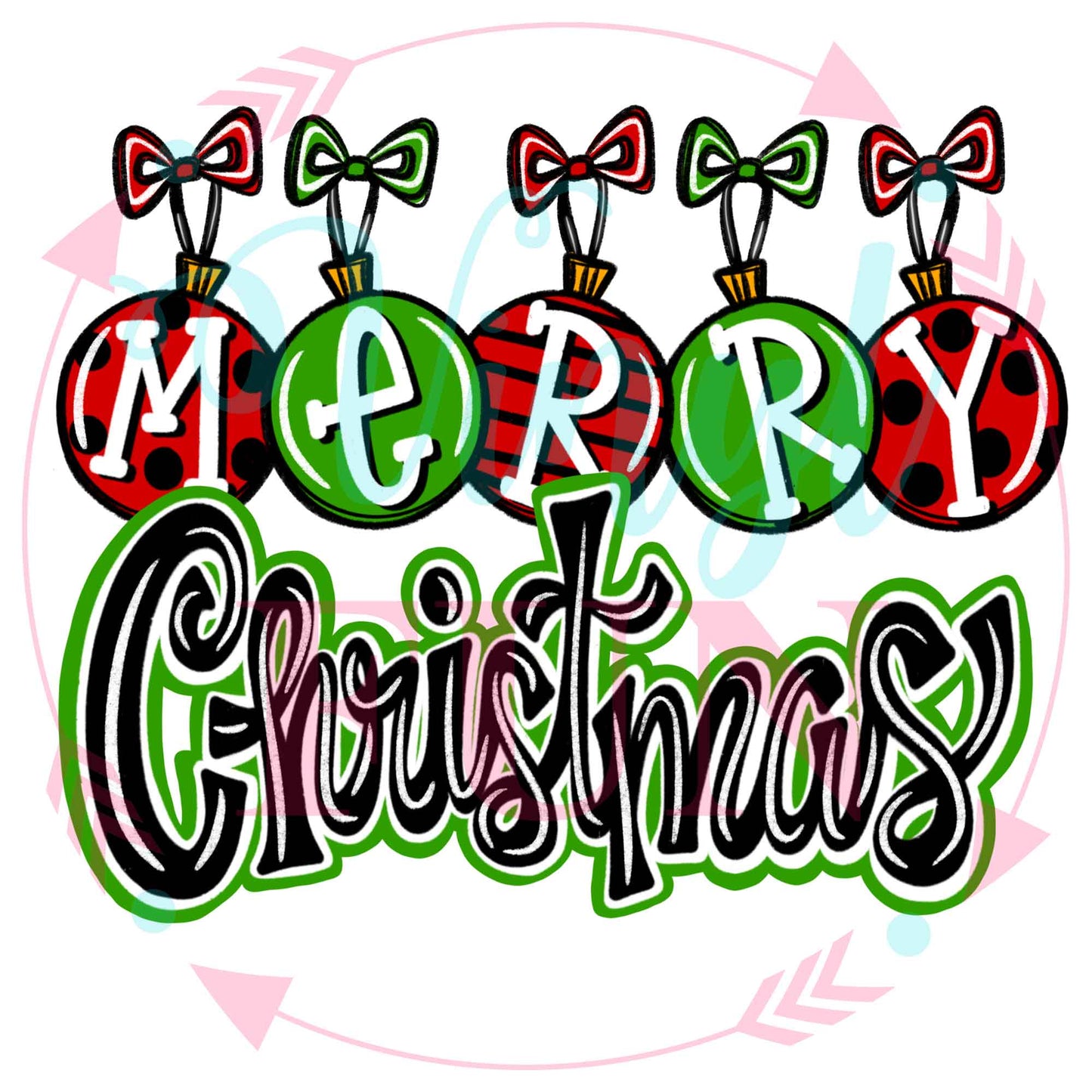 Merry Christmas Transfer -XM35