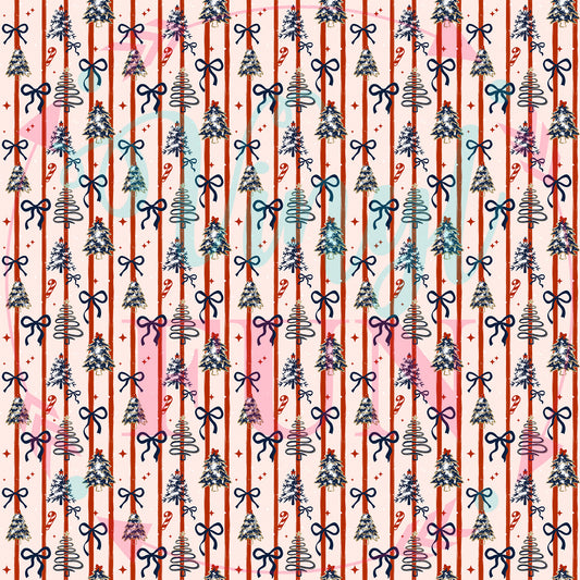Merry Bright Trees Pattern