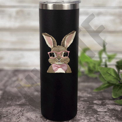 Embroidery Bunny Decal-E5