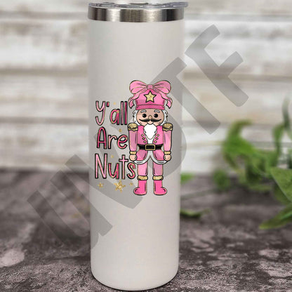 UVDTF Y'all Are Nuts Decal - XM30