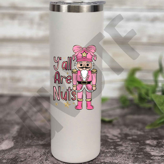 UVDTF Y'all Are Nuts Decal - XM30