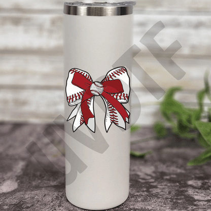 UVDTF Baseball Bow Decal-D11