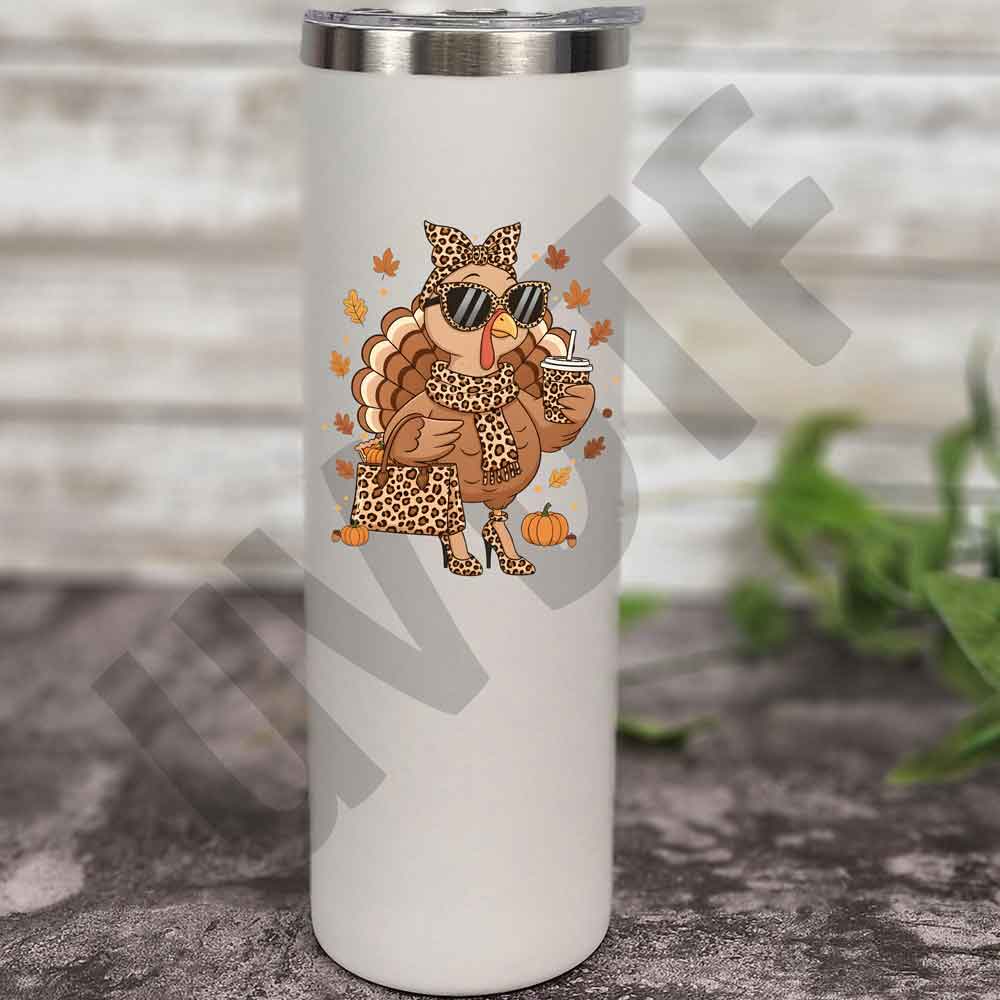 UVDTF Leopard Turkey Decal - Fall20