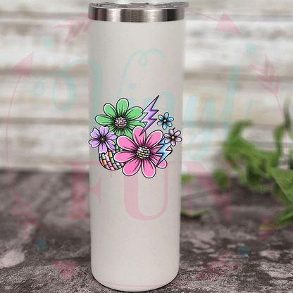 Floral Disco Decal -D2