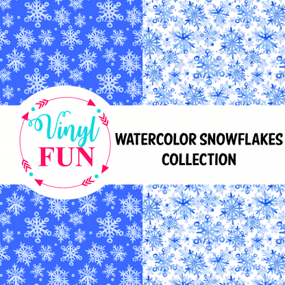 Watercolor Snowflakes Collection