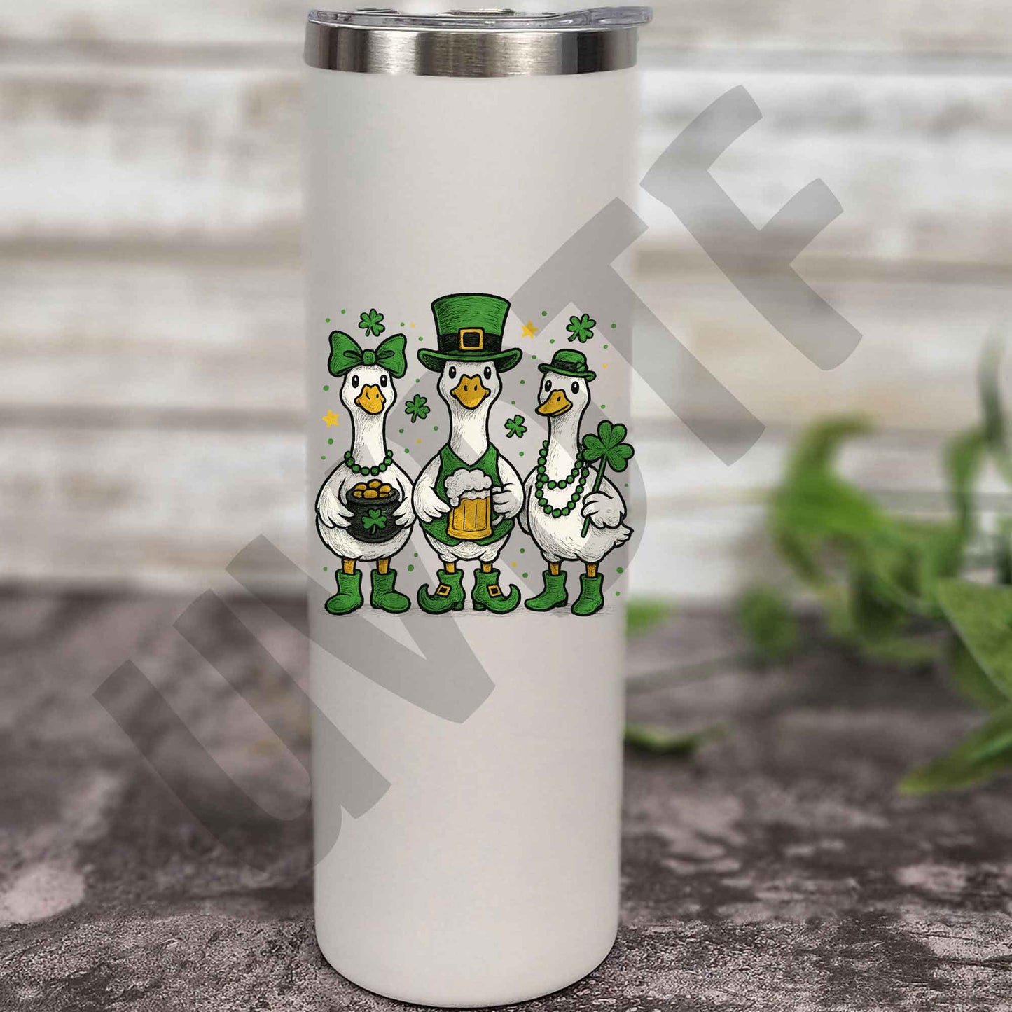 UVDTF St. Patrick's Day Goose Decal -PAT1