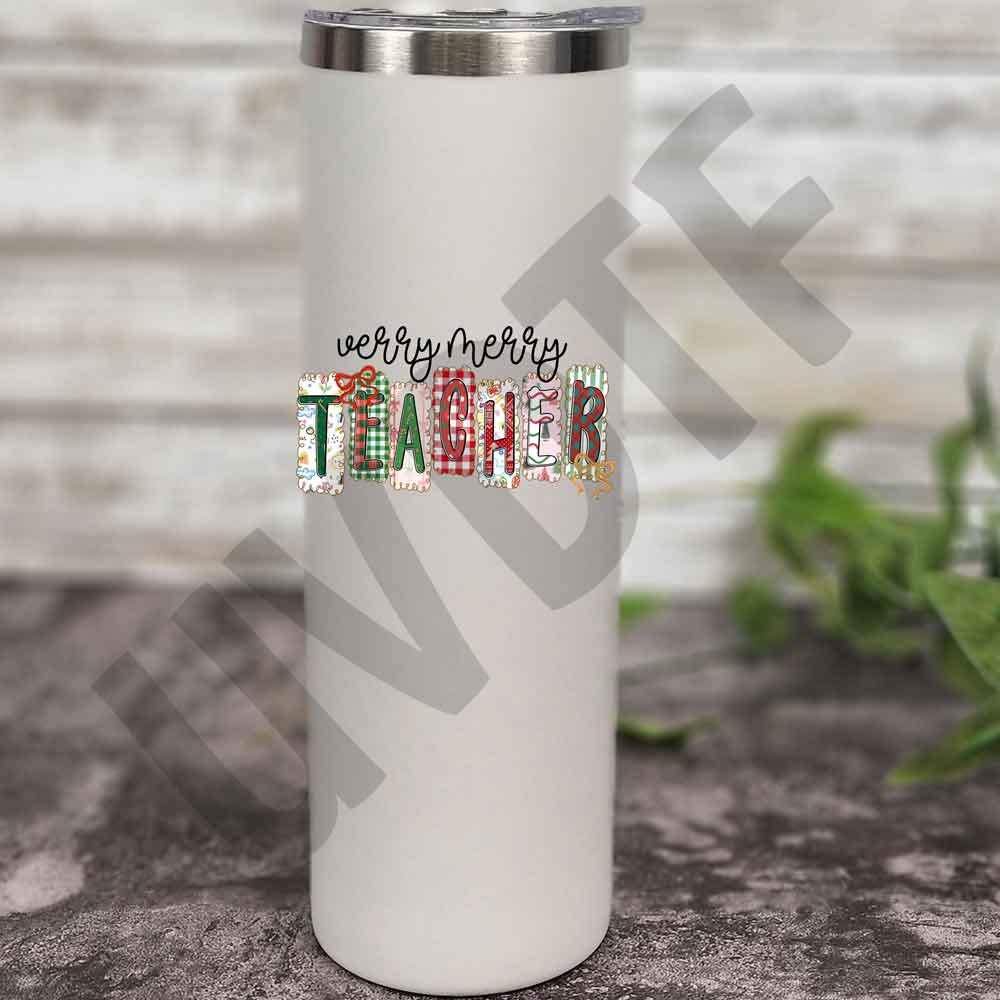UVDTF Very Merry Teacher Decal - XM31