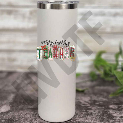 UVDTF Very Merry Teacher Decal - XM31
