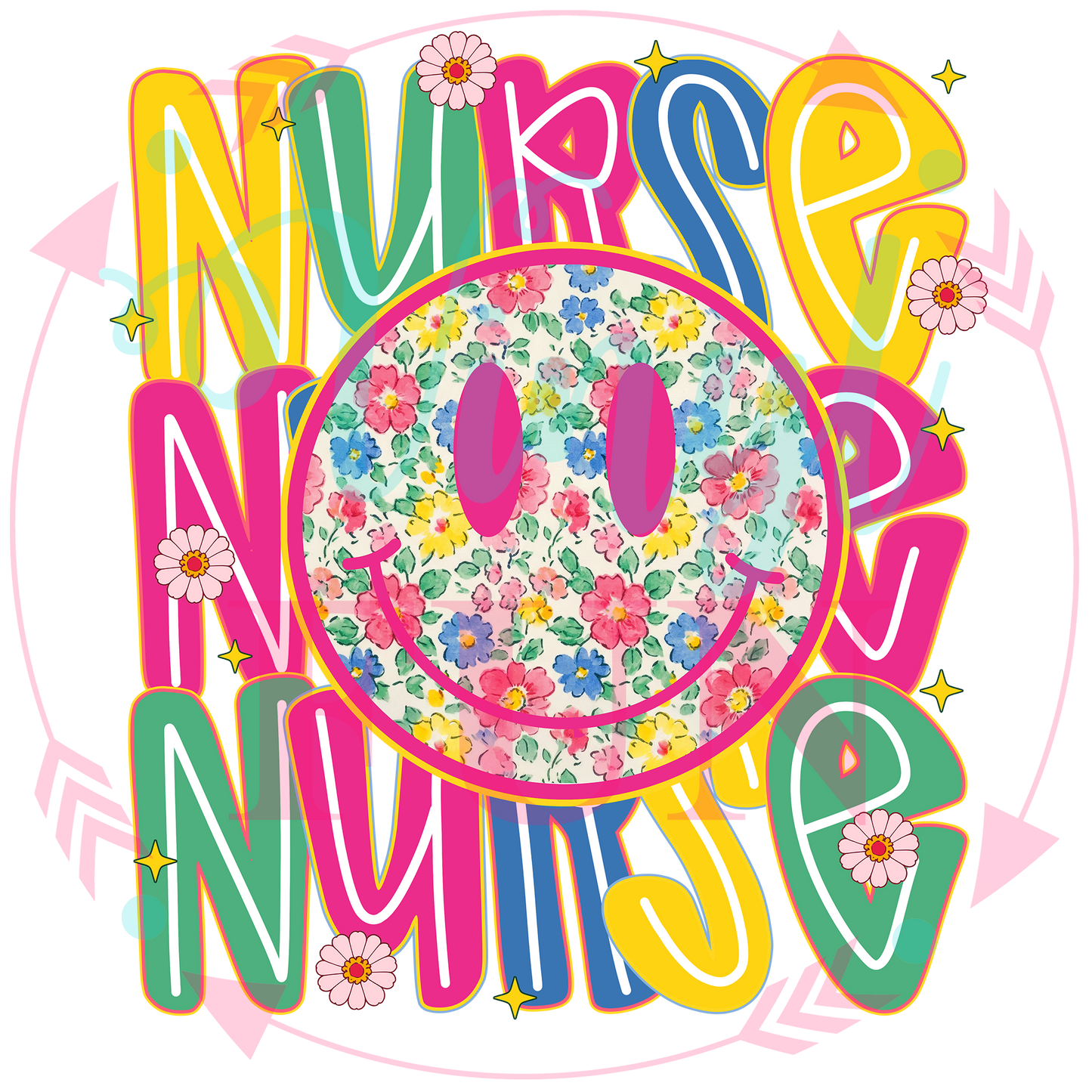 Nurses Rock Transfers - For Fabrics