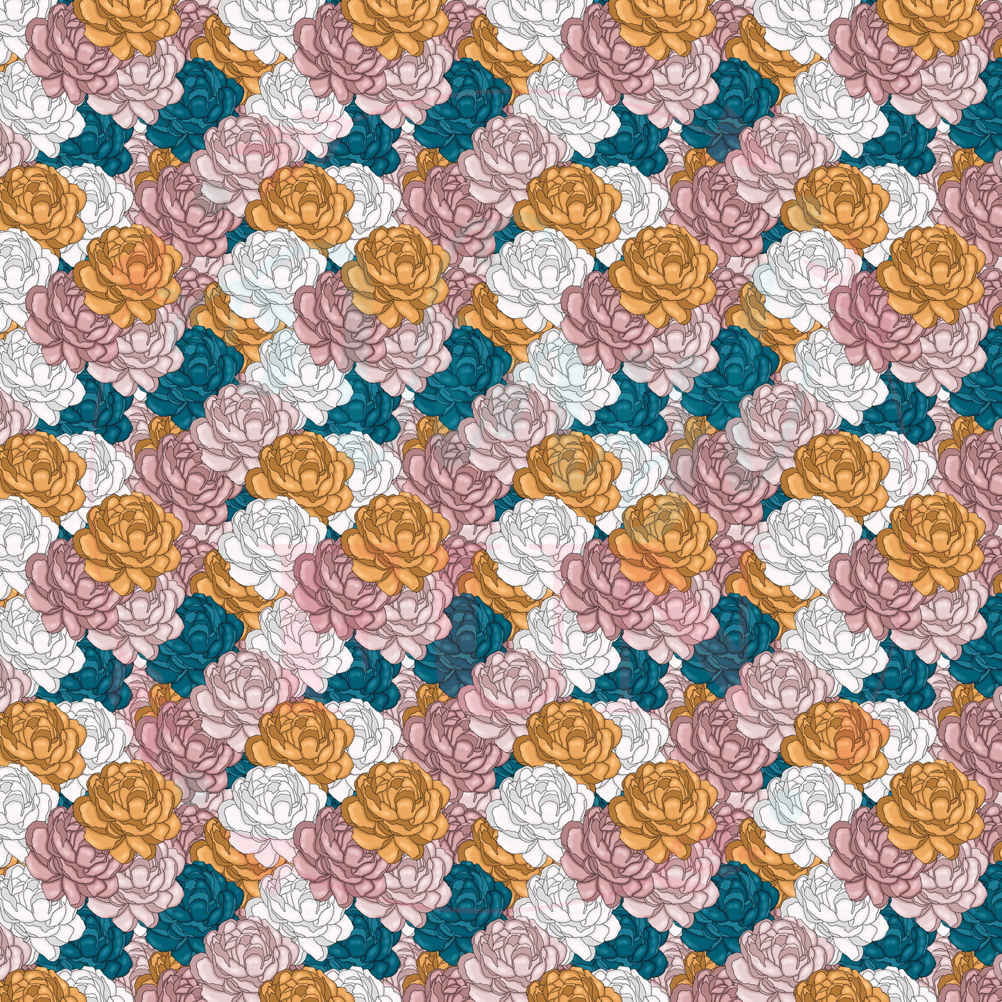 Bunch Of Floral Pattern