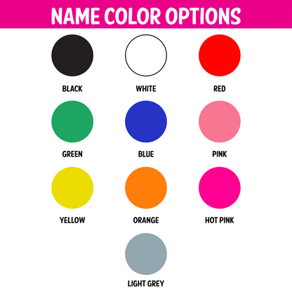 Custom Acrylic Name Tag-Glitter